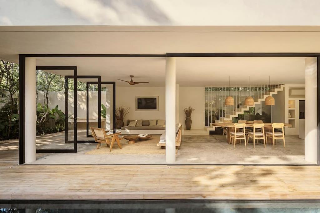 Casa Areca, Awarded Architectural Villa Located In A Secured Gated Community, With Concierge Services Tulum Esterno foto