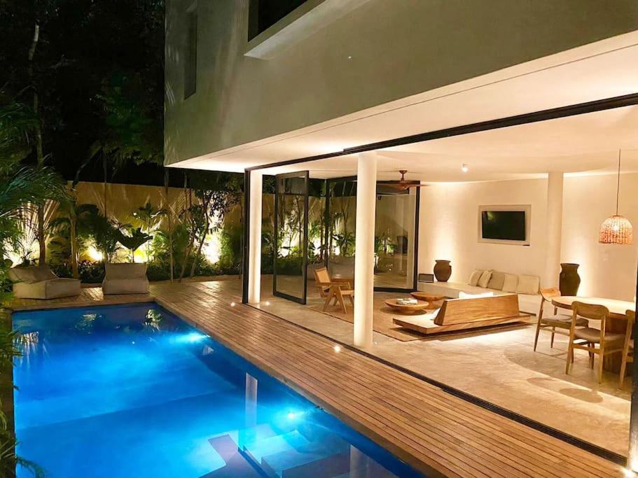 Casa Areca, Awarded Architectural Villa Located In A Secured Gated Community, With Concierge Services Tulum Esterno foto