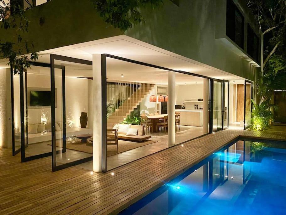 Casa Areca, Awarded Architectural Villa Located In A Secured Gated Community, With Concierge Services Tulum Esterno foto